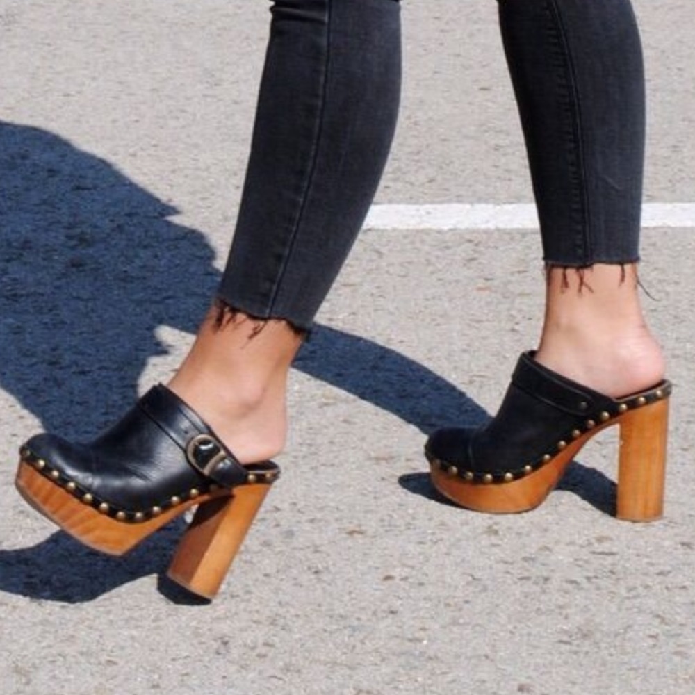 Jeffrey Campbell Charli-C Woodies clogs